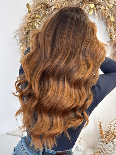 Balayage-Beispielfoto